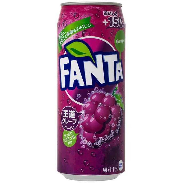 CocaCola - Fanta Grape Soft Drink C500ml