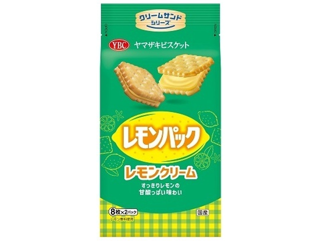 YBC Lemon Pack Lemon Cream 16pcs (8pcs x 2 packs)