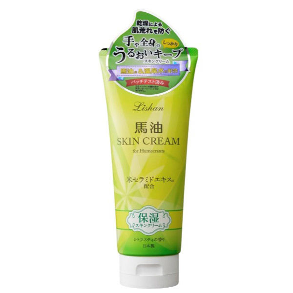 Lishan Horse Oil Skin Cream Citrusy Scent 200ｇ