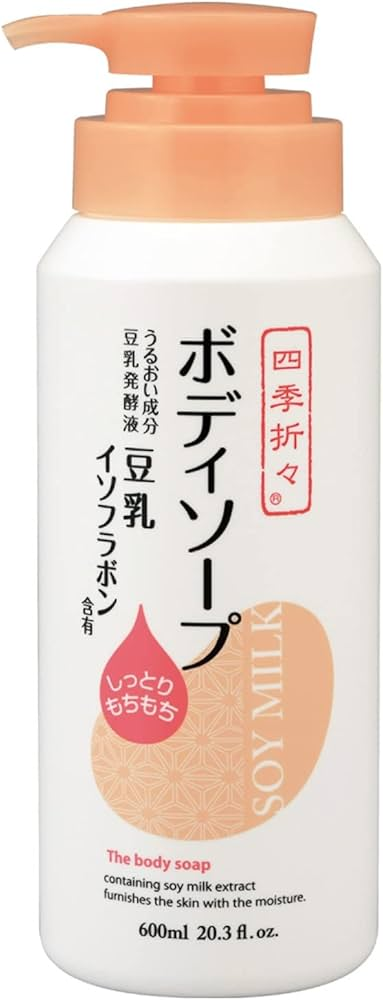 SHIKIORIORI Soy Milk Isoflavone Body Soap 600ml