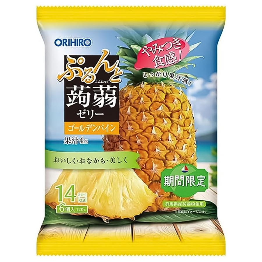 Prune Konjac Jelly Pouch Golden Pine 20g x 6pcs