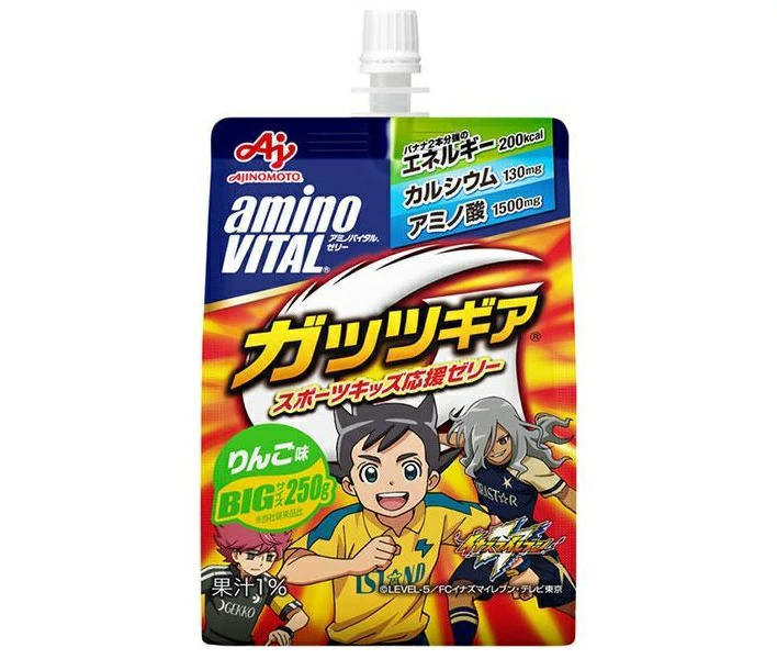 Amino Vital Jelly Drink Guts Gear Apple Flavor 250g × 6pcs